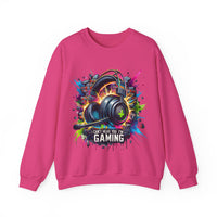 Gaming Headset I Can't Hear You, I'm Gaming – Gildan Heavy Blend | Trendy Women’s and Men's Soft Sweatshirt. Direct to Garment. Printed & Shipped in the USA. Unisex Sizes.