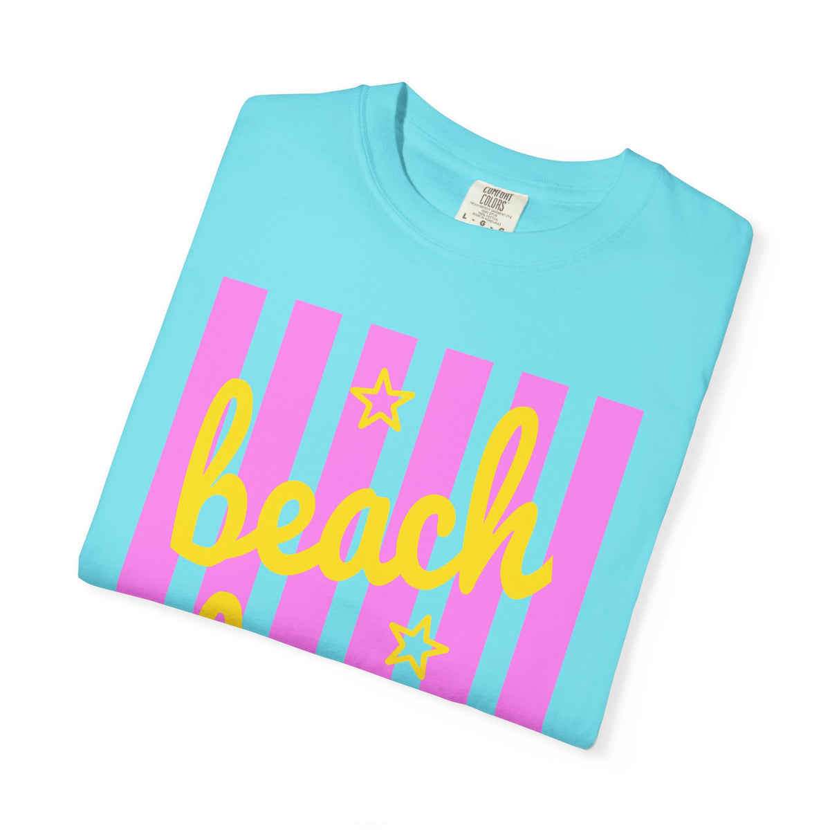 Beach Bum - Comfort Colors | Trendy Men's & Women's T-Shirt. Direct to Garment. Printed & Shipped in the USA. Unisex Sizes.