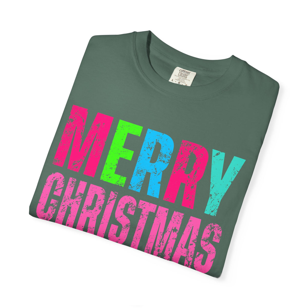 Merry Christmas Ya Filthy Animal - Comfort Colors | Trendy Women's T-Shirt. Direct to Garment. Printed & Shipped in the USA. Unisex Sizes.