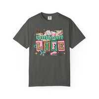 Receptionist Life - Comfort Colors | Trendy Women's T-Shirt. Direct to Garment. Printed & Shipped in the USA. Unisex Sizes.