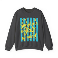 Sunshine State of Mind – Gildan Heavy Blend | Trendy Women’s Soft Sweatshirt. Direct to Garment. Printed & Shipped in the USA. Unisex Sizes.
