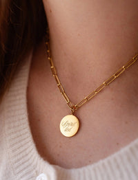 Necklace: Spirit Led - 18Kk Yellow Gold Plated