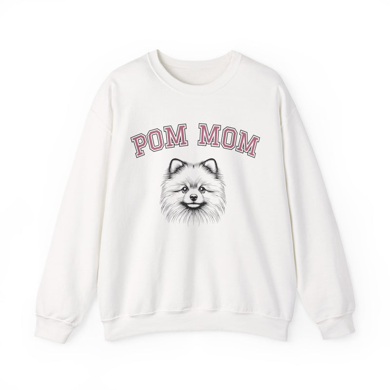 Pom Mom, Varsity – Gildan Heavy Blend | Trendy Women’s Soft Sweatshirt. Direct to Garment. Printed & Shipped in the USA. Unisex Sizes.