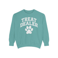 Treat Dealer, Dog Lover - Comfort Colors | Trendy Women's and Men's Sweatshirt. Direct to Garment. Printed & Shipped in the USA. Unisex Sizes.