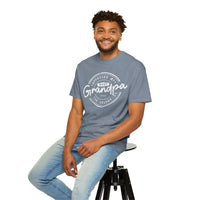 Best Grandpa, Approved by the Grandkids - Comfort Colors | Trendy Men's T-Shirt. Direct to Garment. Printed & Shipped in the USA. Unisex Sizes.