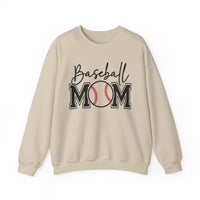Baseball Mom – Gildan Heavy Blend | Trendy Women’s Soft Sweatshirt. Direct to Garment. Printed & Shipped in the USA. Unisex Sizes.