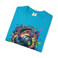 Gaming Headset I Can't Hear You, I'm Gaming - Comfort Colors | Trendy Men's And Women's T-Shirt. Direct to Garment. Printed & Shipped in the USA. Unisex Sizes.