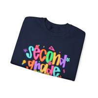 Coquette Second Grade Pencil Bow – Gildan Heavy Blend | Trendy Women’s Soft Sweatshirt. Direct to Garment. Printed & Shipped in the USA. Unisex Sizes.