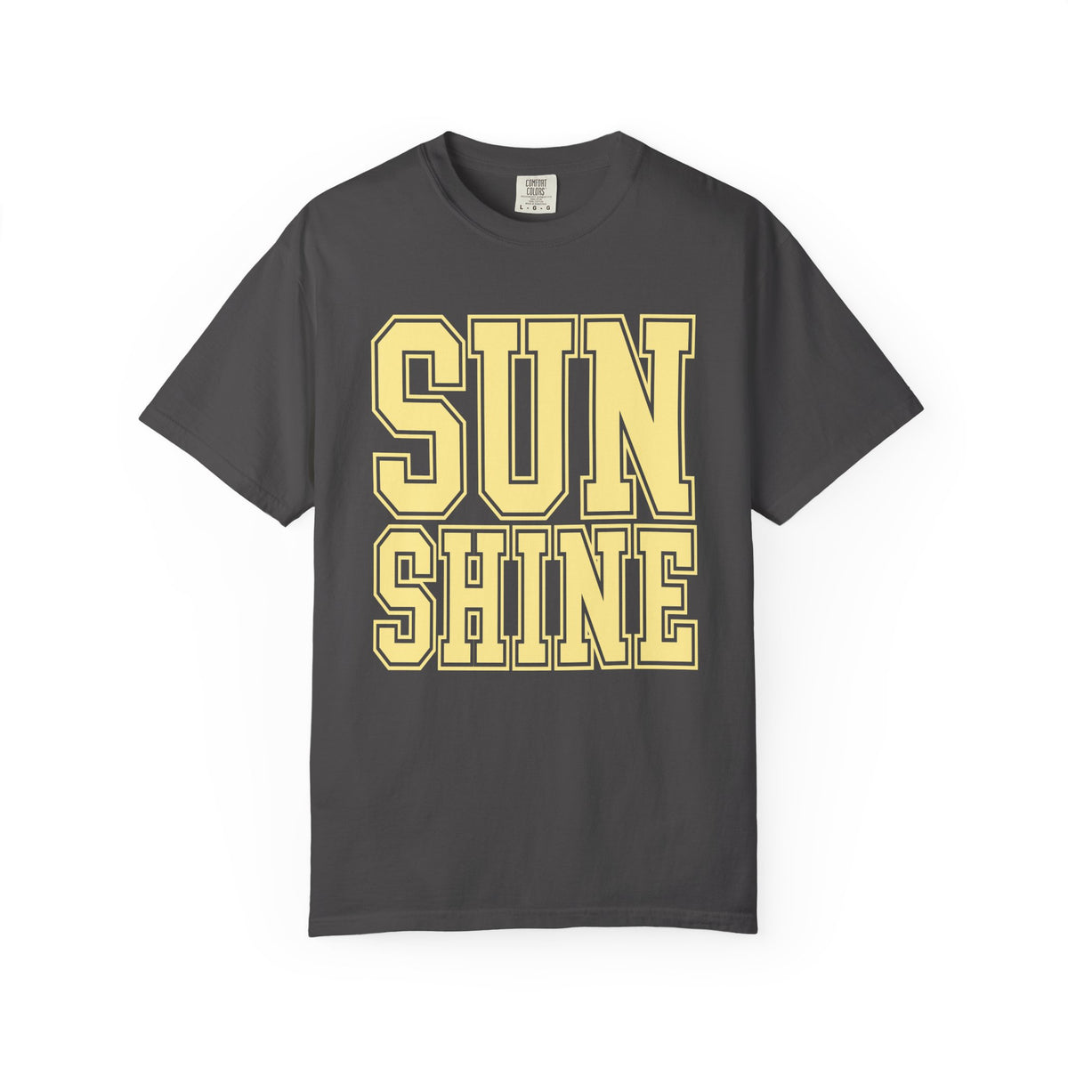 Sunshine - Comfort Colors | Trendy Women's T-Shirt. Direct to Garment. Printed & Shipped in the USA. Unisex Sizes.