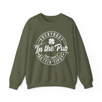 Everybody In The Pub Gettin' Tipsy – Gildan Heavy Blend | Trendy Women’s and Men's Soft Sweatshirt. Direct to Garment. Printed & Shipped in the USA. Unisex Sizes.