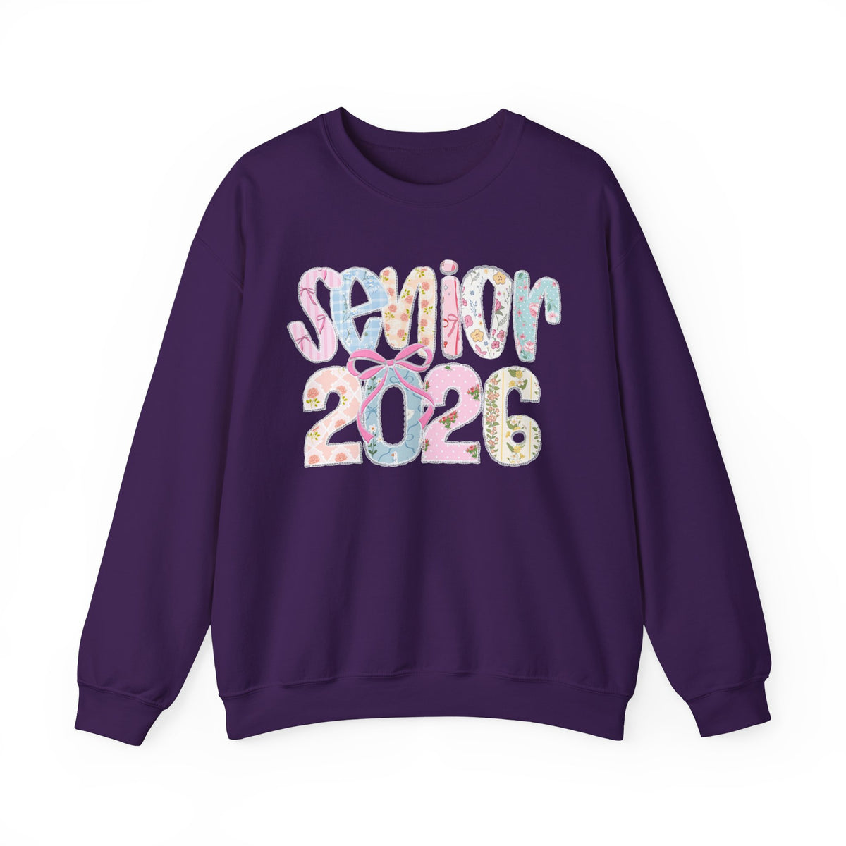 Class of 2026 Senior - Pink Coquette Bow – Gildan Heavy Blend | Trendy Women’s Soft Sweatshirt. Direct to Garment. Printed & Shipped in the USA. Unisex Sizes.