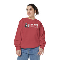 Be Kind. We're Just Trying To Survive Too. Possum. Raccoon. *This Shirt Saves Lives* - Comfort Colors | Trendy Women's and Men's Sweatshirt. Direct to Garment. Printed & Shipped in the USA. Unisex Sizes.