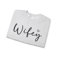 Wifey – Gildan Heavy Blend | Trendy Women’s Soft Sweatshirt. Direct to Garment. Printed & Shipped in the USA. Unisex Sizes.