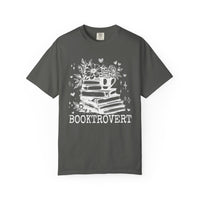 Booktrovert - Comfort Colors | Trendy Women's T-Shirt. Direct to Garment. Printed & Shipped in the USA. Unisex Sizes.