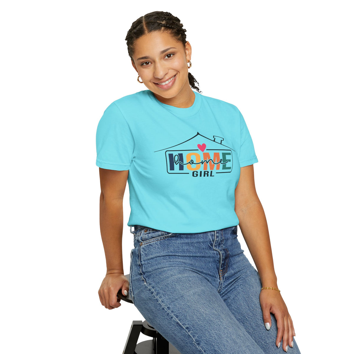 Home Girl - Real Estate Life - Comfort Colors | Trendy Women's T-Shirt. Direct to Garment. Printed & Shipped in the USA. Unisex Sizes.