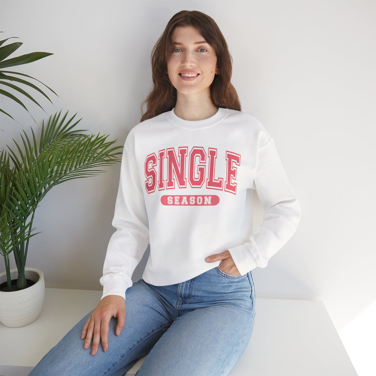Single Season - Varsity – Gildan Heavy Blend | Trendy Women’s Soft Sweatshirt. Direct to Garment. Printed & Shipped in the USA. Unisex Sizes.