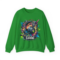 Gaming Headset I Can't Hear You, I'm Gaming – Gildan Heavy Blend | Trendy Women’s and Men's Soft Sweatshirt. Direct to Garment. Printed & Shipped in the USA. Unisex Sizes.