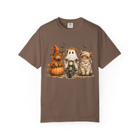 Highland Cows Halloween Costumes - Comfort Colors | Trendy Women's T-Shirt. Direct to Garment. Printed & Shipped in the USA. Unisex Sizes.