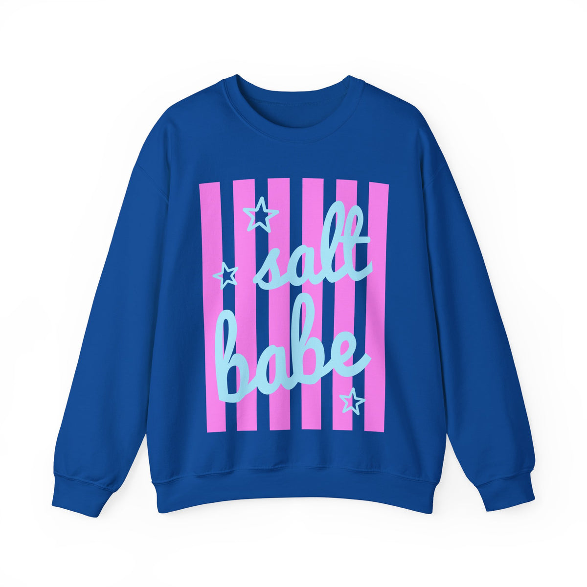 Salt Babe – Gildan Heavy Blend | Trendy Women’s Soft Sweatshirt. Direct to Garment. Printed & Shipped in the USA. Unisex Sizes.