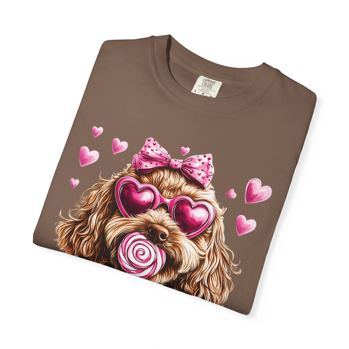 Goldendoodle Love - Comfort Colors | Trendy Women's T-Shirt. Direct to Garment. Printed & Shipped in the USA. Unisex Sizes.