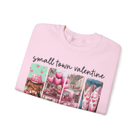 Small Town Valentine – Gildan Heavy Blend | Trendy Women’s Soft Sweatshirt. Direct to Garment. Printed & Shipped in the USA. Unisex Sizes.