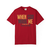 When God Made Me "This'll Be Fun" Christian Faith - Comfort Colors | Trendy Women's T-Shirt. Direct to Garment. Printed & Shipped in the USA. Unisex Sizes.