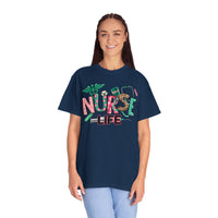 Nurse Life Cute Preppy Healthcare - Comfort Colors | Trendy Women's T-Shirt. Direct to Garment. Printed & Shipped in the USA. Unisex Sizes.