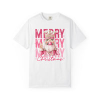 Merry Christmas — Cute Pink Bubblegum Nutcracker  - Comfort Colors | Trendy Women's T-Shirt. Direct to Garment. Printed & Shipped in the USA. Unisex Sizes.
