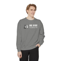 Be Kind. We're Just Trying To Survive Too. Possum. Raccoon. *This Shirt Saves Lives* - Comfort Colors | Trendy Women's and Men's Sweatshirt. Direct to Garment. Printed & Shipped in the USA. Unisex Sizes.
