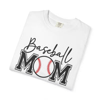 Baseball Mom - Comfort Colors | Trendy Women's T-Shirt. Direct to Garment. Printed & Shipped in the USA. Unisex Sizes.