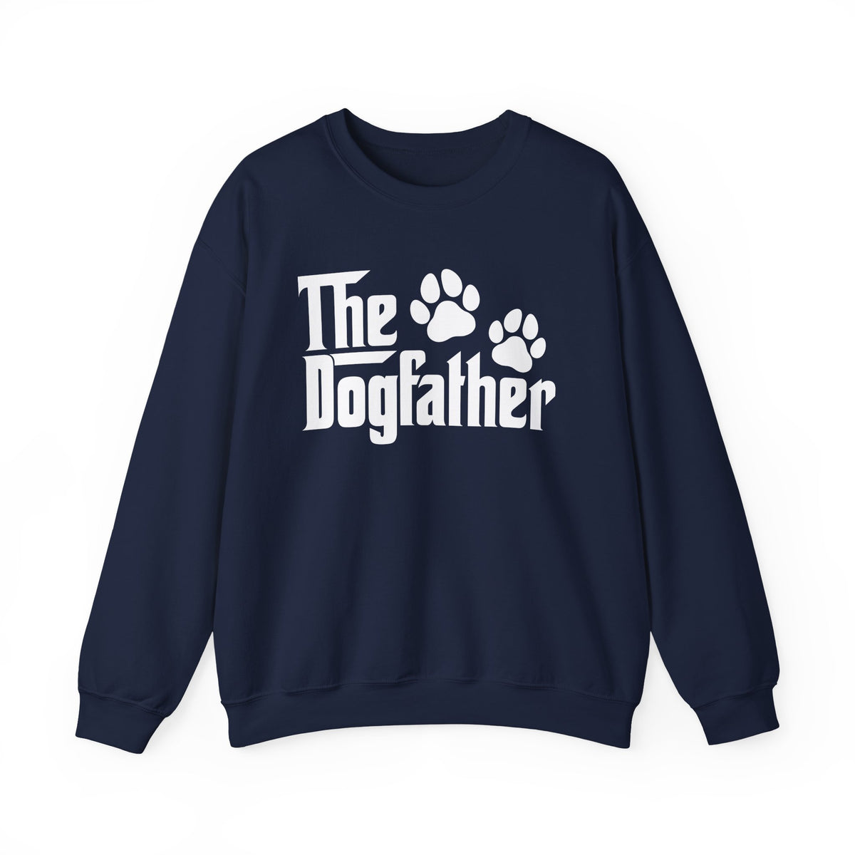 The DogFather – Gildan Heavy Blend | Trendy Men's Soft Sweatshirt. Direct to Garment. Printed & Shipped in the USA. Unisex Sizes.