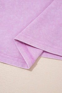Mineral Wash (Orchid) Sleeveless Top with Chest Pocket