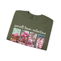 Small Town Valentine – Gildan Heavy Blend | Trendy Women’s Soft Sweatshirt. Direct to Garment. Printed & Shipped in the USA. Unisex Sizes.