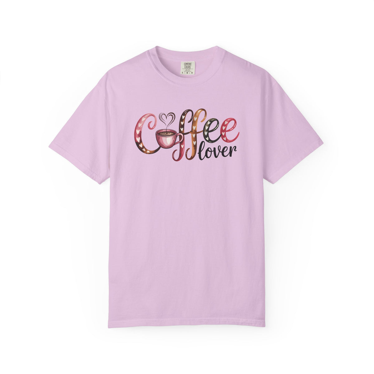 Coffee Lover - Comfort Colors | Trendy Women's T-Shirt. Direct to Garment. Printed & Shipped in the USA. Unisex Sizes.