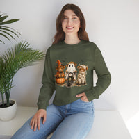 Highland Cows Halloween Costumes– Gildan Heavy Blend | Trendy Women’s Soft Sweatshirt. Direct to Garment. Printed & Shipped in the USA. Unisex Sizes.