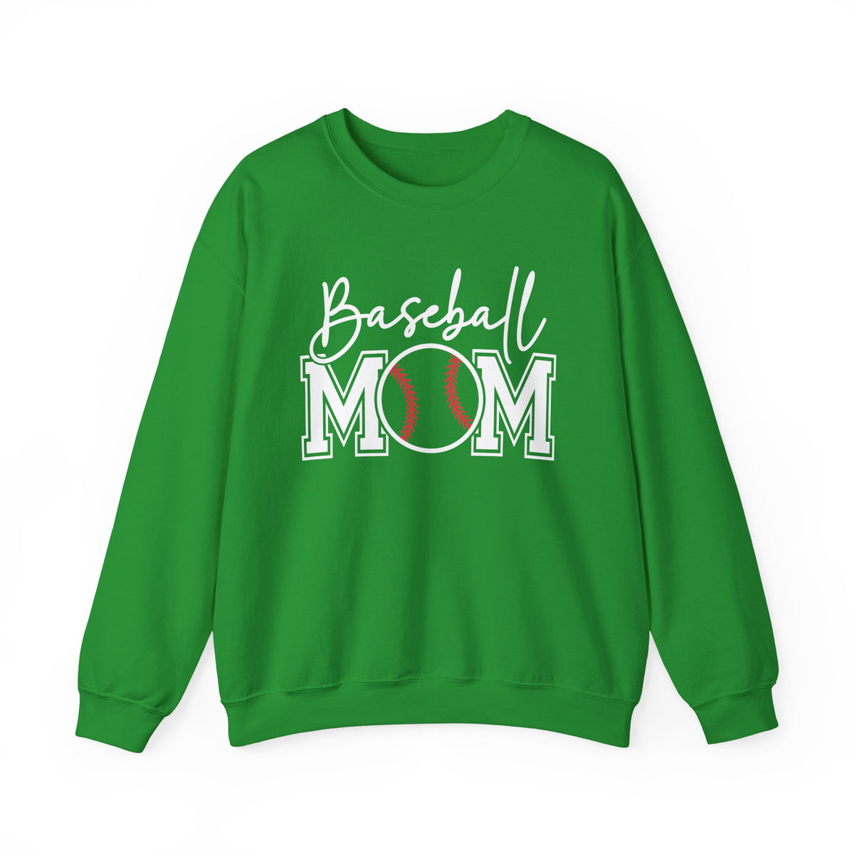 Baseball Mom – Gildan Heavy Blend | Trendy Women’s Soft Sweatshirt. Direct to Garment. Printed & Shipped in the USA. Unisex Sizes.