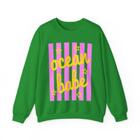Ocean Babe – Gildan Heavy Blend | Trendy Women’s Soft Sweatshirt. Direct to Garment. Printed & Shipped in the USA. Unisex Sizes.