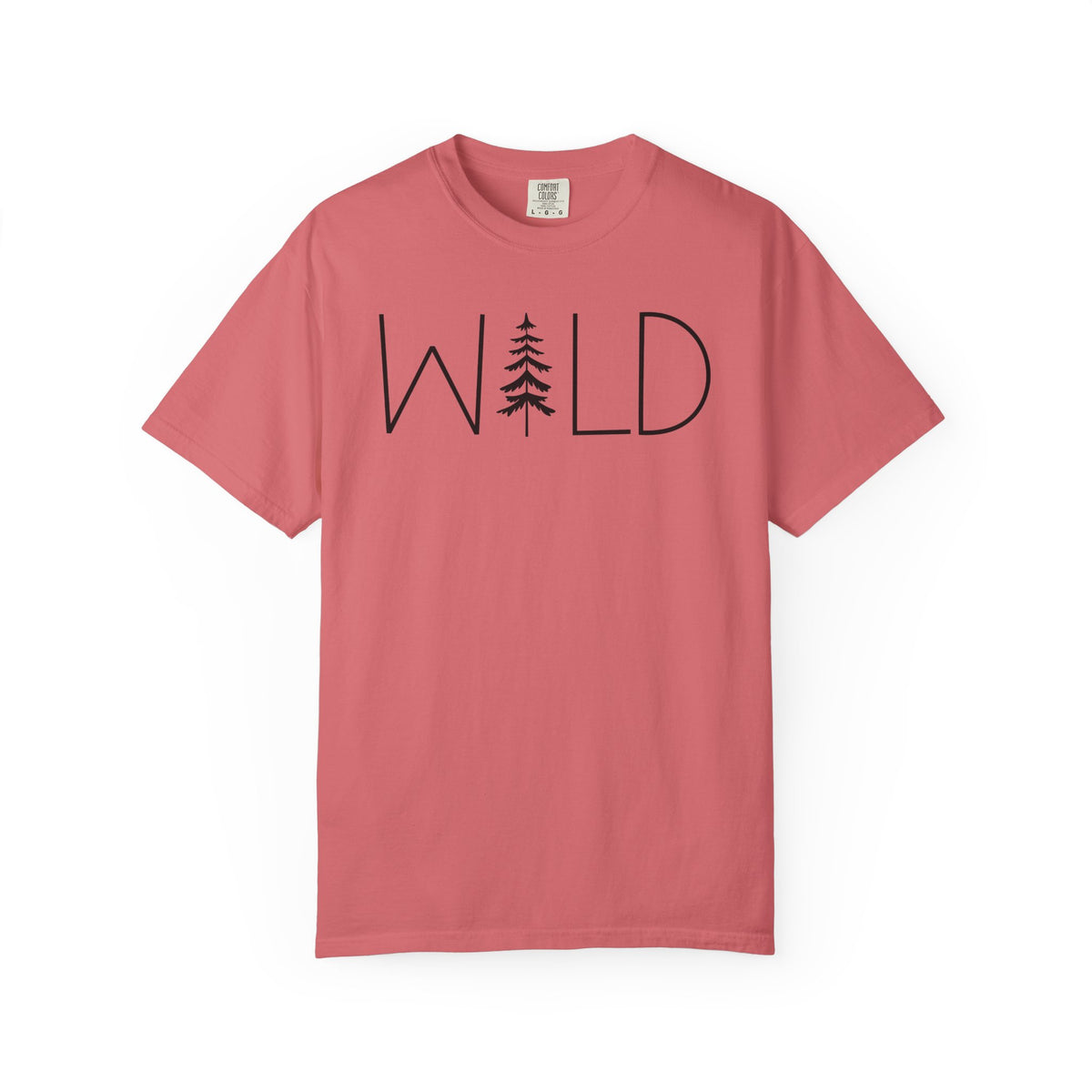 Wild Graphic, Nature, Pine Tree, Adventure - Comfort Colors | Trendy Men's and Women's T-Shirt. Direct to Garment. Printed & Shipped in the USA. Unisex Sizes.