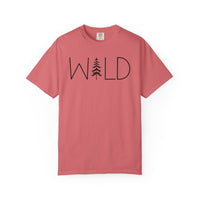 Wild Graphic, Nature, Pine Tree, Adventure - Comfort Colors | Trendy Men's and Women's T-Shirt. Direct to Garment. Printed & Shipped in the USA. Unisex Sizes.