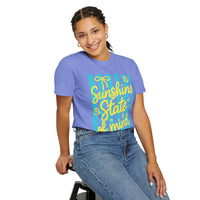 Sunshine State of Mind - Comfort Colors | Trendy Women's T-Shirt. Direct to Garment. Printed & Shipped in the USA. Unisex Sizes.