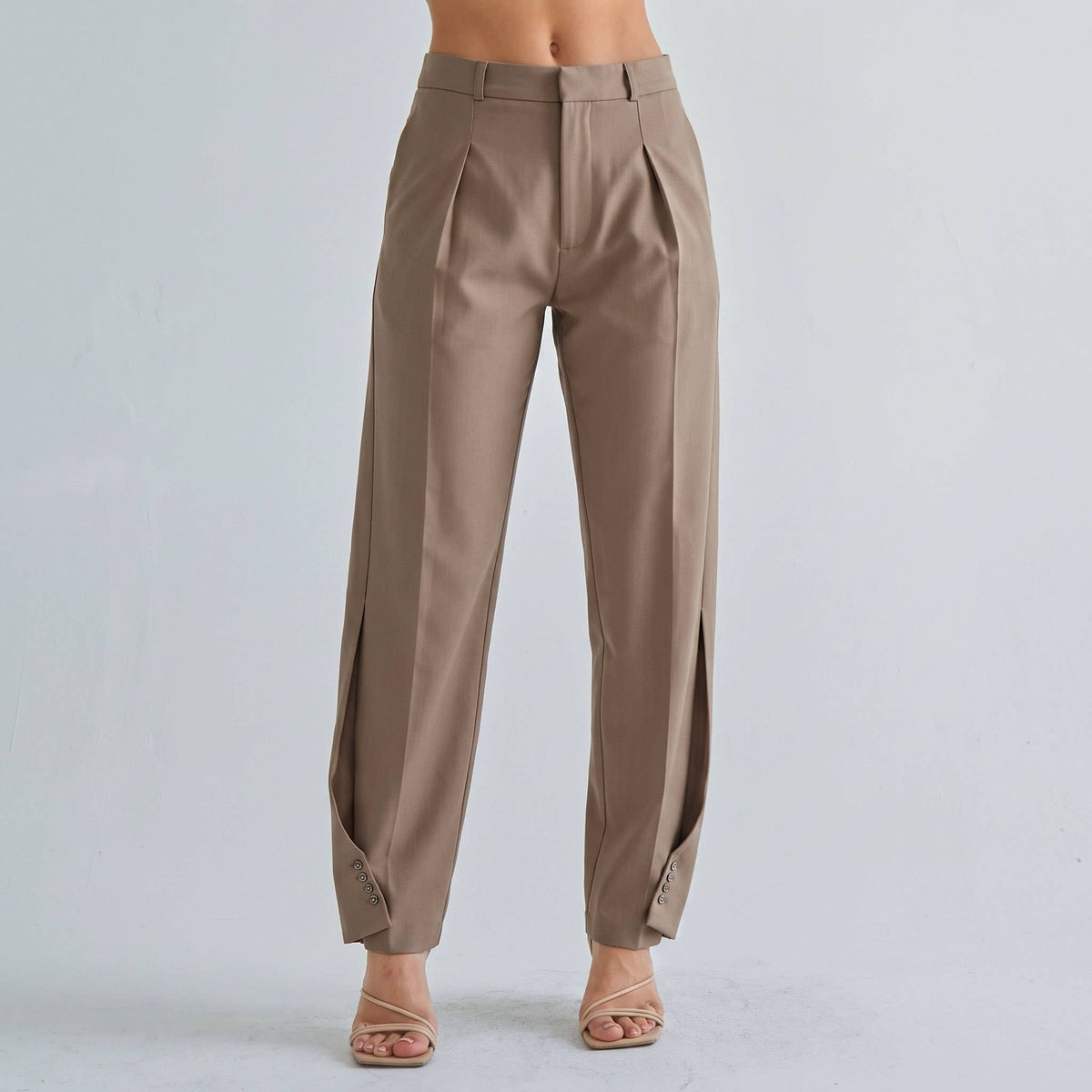 The Manhattan (Mocha) Barrel Pants