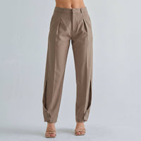 The Manhattan (Mocha) Barrel Pants