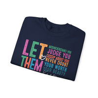 Let Them - Keep Shining – Gildan Heavy Blend | Trendy Women’s Soft Sweatshirt. Direct to Garment. Printed & Shipped in the USA. Unisex Sizes.