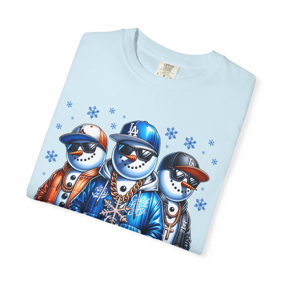 They Not Like Us Snowman - Comfort Colors | Trendy Men's and Women's T-Shirt. Direct to Garment. Printed & Shipped in the USA. Unisex Sizes.