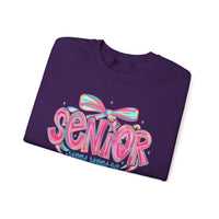 Preppy Senior Coquette 2026 – Gildan Heavy Blend | Trendy Women’s Soft Sweatshirt. Direct to Garment. Printed & Shipped in the USA. Unisex Sizes.