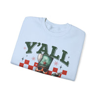 Y'all Are Nuts Nutcracker – Gildan Heavy Blend | Trendy Women’s and Men's Soft Sweatshirt. Direct to Garment. Printed & Shipped in the USA. Unisex Sizes.