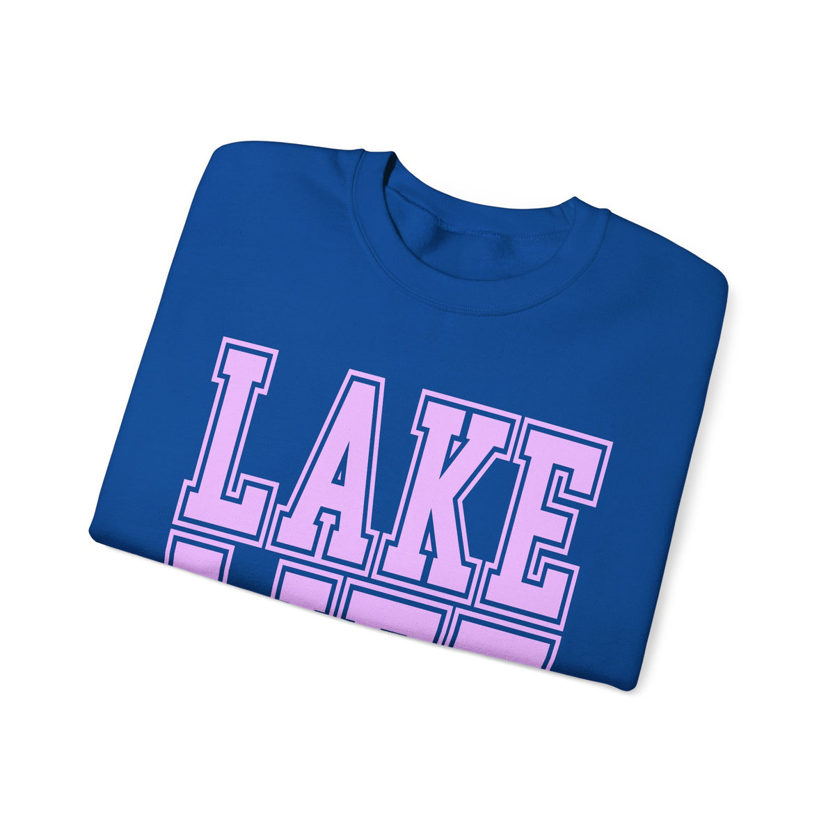 Lake Life – Gildan Heavy Blend | Trendy Men's & Women’s Soft Sweatshirt. Direct to Garment. Printed & Shipped in the USA. Unisex Sizes.
