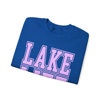 Lake Life – Gildan Heavy Blend | Trendy Men's & Women’s Soft Sweatshirt. Direct to Garment. Printed & Shipped in the USA. Unisex Sizes.