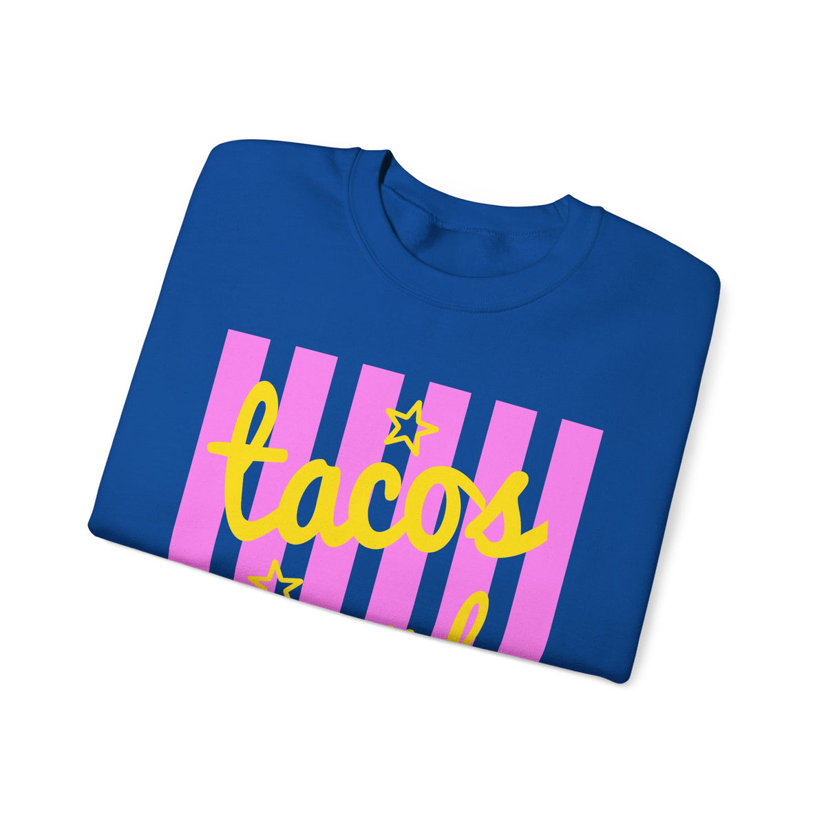 Tacos and Margs – Gildan Heavy Blend | Trendy Women’s Soft Sweatshirt. Direct to Garment. Printed & Shipped in the USA. Unisex Sizes.