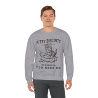 Kitty Biscuits Bakery – Gildan Heavy Blend | Trendy Women’s and Men's Soft Sweatshirt. Direct to Garment. Printed & Shipped in the USA. Unisex Sizes.